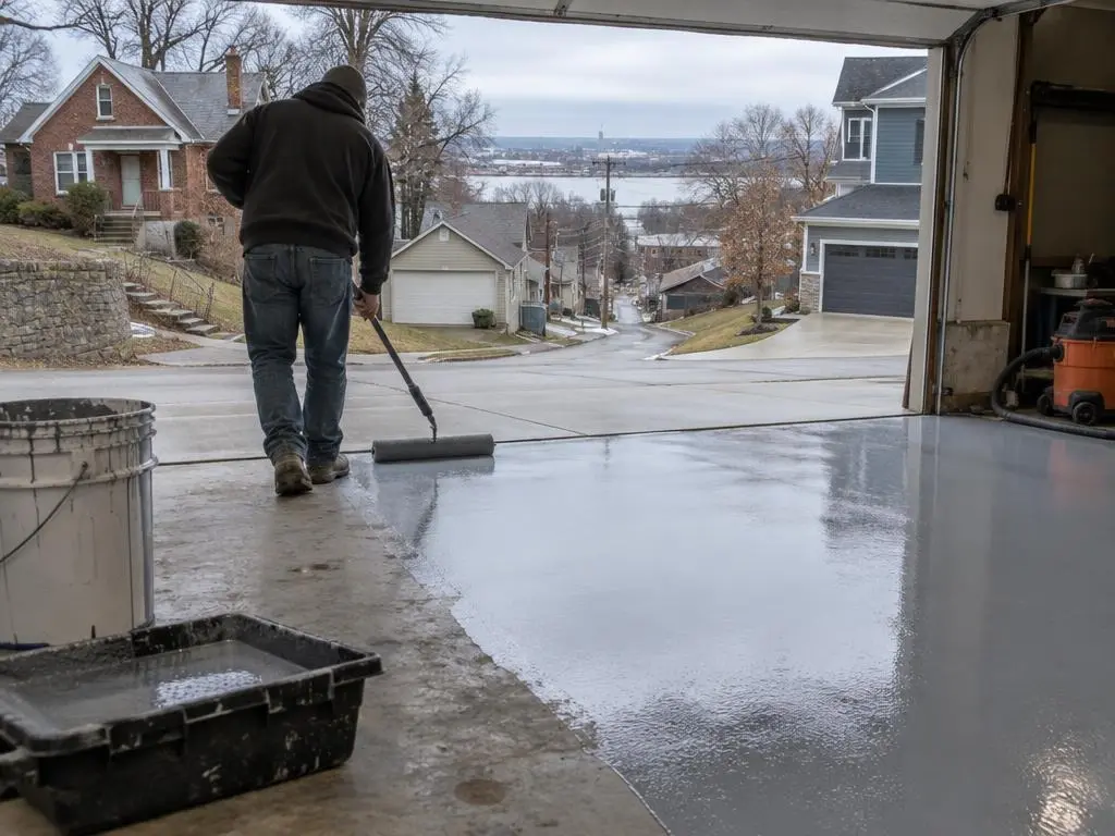 Garage Floor Epoxy in Kansas City, KS
