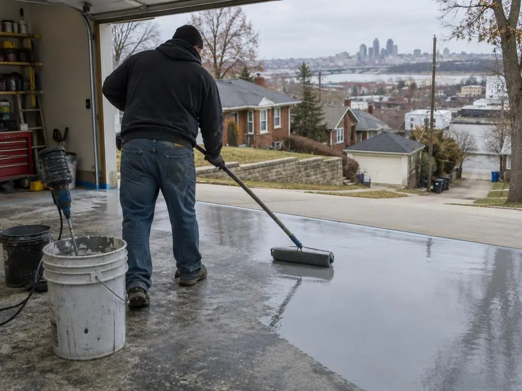 Polyaspartic Floor Coating in Kansas City, KS